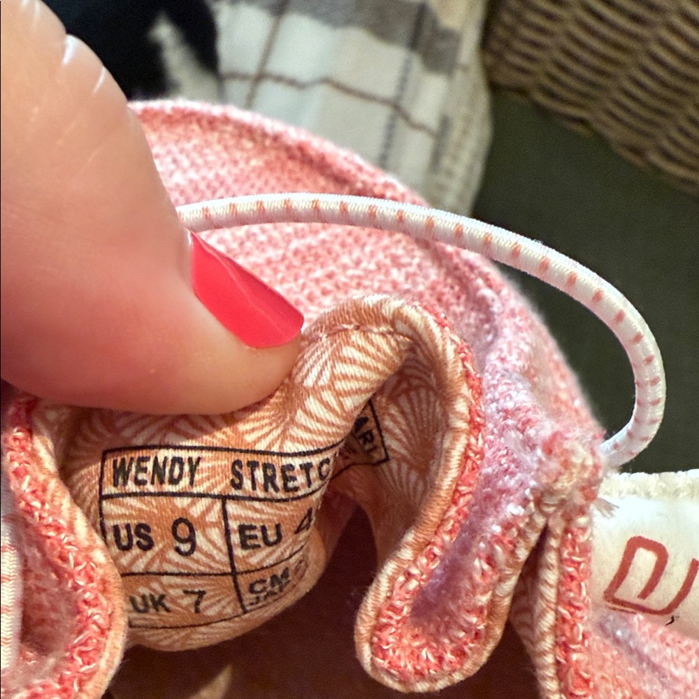 Hey Dude Coral Pink Slip-On Shoes - Picture 2 of 4